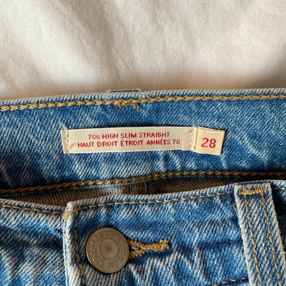 Levi’s 70’s high rise slim straight jeans - Picture 3 of 6